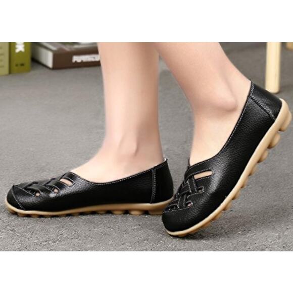 VenusCelia Women's Comfort Walking Casual Flat Loafer, Size 8 Stylish Footwear - Picture 3 of 7